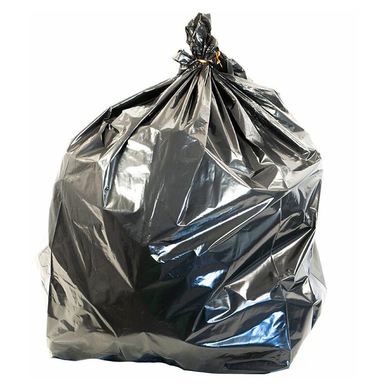 Sac poubelle 50 litres (x1000 pcs) - Opaque - Noir - Ultra Solide 40µ - Fabrication Française