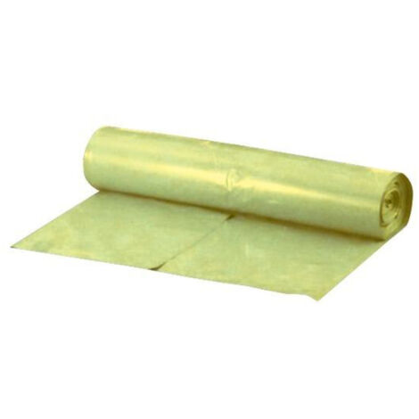 Sac poubelle 70 l jaune env. 38 my roll a 25 pieces