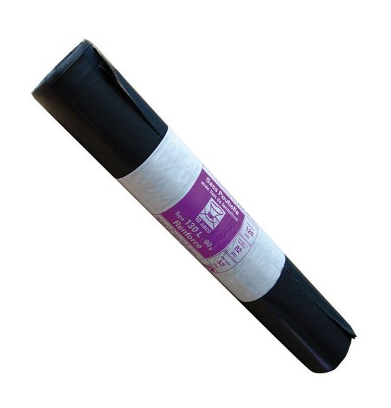 PUBLI EMBAL - Sac poubelle expert - 130 L - 60 microns - x10