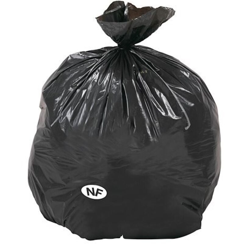 Sans Marque - Sac poubelle gris 50 litres nf - Colis de 500 - Maxiburo