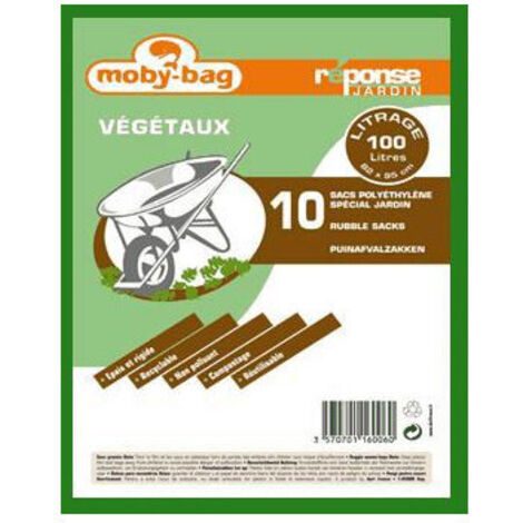 Sac poubelle jardin 100 L x 10