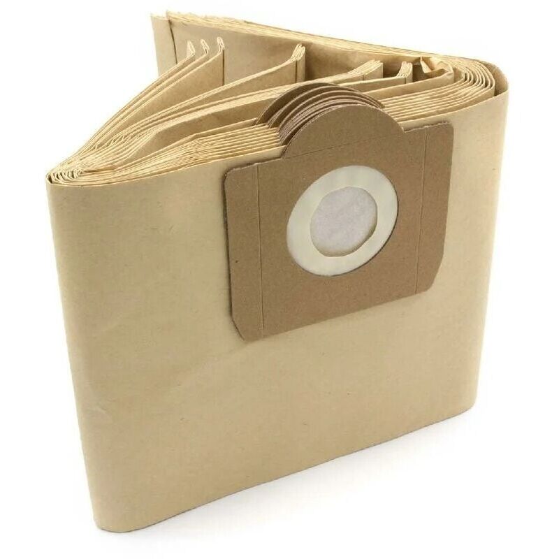 Sac pour aspirateur,10x pièce - sacs en papier, sacs d'aspirateur compatible avec Kärcher remplace 6.959-130.0