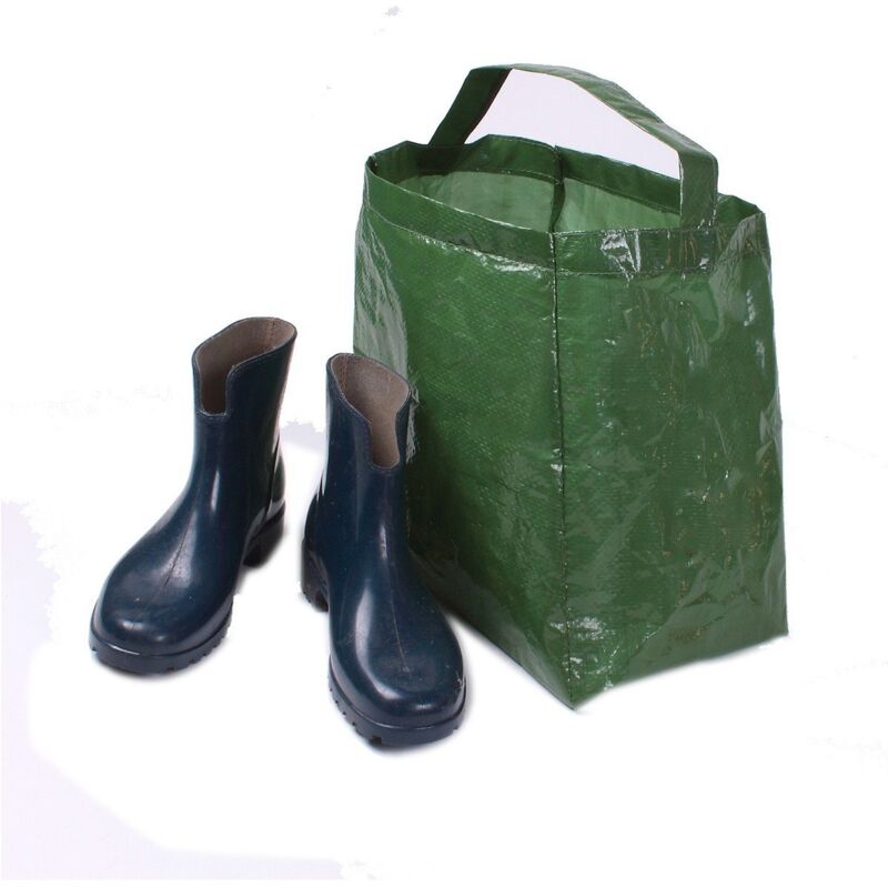 Sac pour bottes en caoutchouc vert toile tissée 31 x 33 x 23 cm - Vert - Astuceo