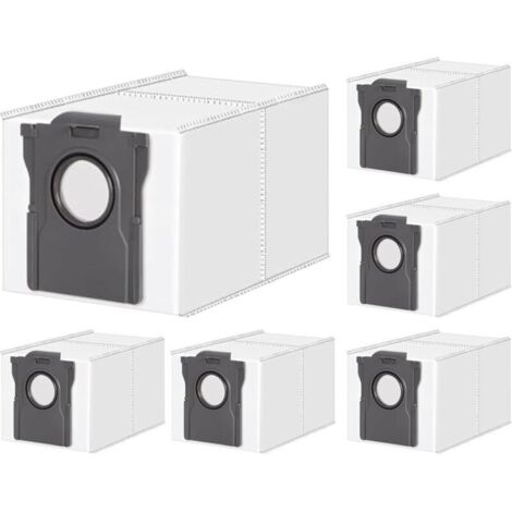 Sac pour Dreame X40 Ultra, 6 Accessoires pour Aspirateur Dreame X50 L20 L40 Ultra, L50 L40s L10s Pro Ultra, L10s Ultra Gen2, S20 Ultra 3,2L Capacité pour Mova V50 Ultra, P50 Ultra, E30 Ultra