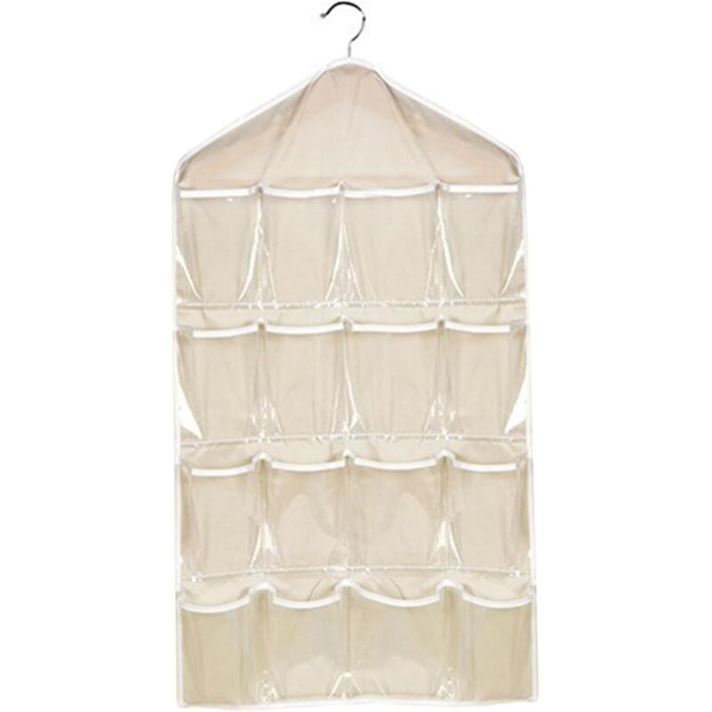 Sac rangement placard – 16 poches – sous-vêtements/soutiens-gorge – derrière porte