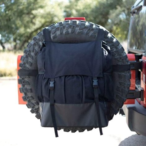 Sac rechange pour pneu secours, Sac rangement pour pneu secours pour camping tout-terrain(61 x 43,2 x 20,3 cm)