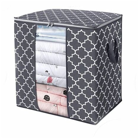 Sac souple de vêtements en tissu gris 523752 cm.
