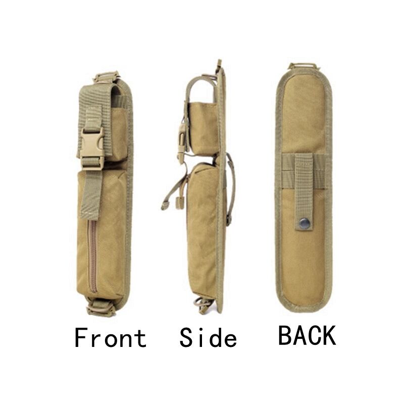 Sac Supplémentaire Tactique Molle Pochette Sac à Dos Bandoulière Étui Militaire Accessoires Épaule pour Outils Jeu de Guerre 1Pcs