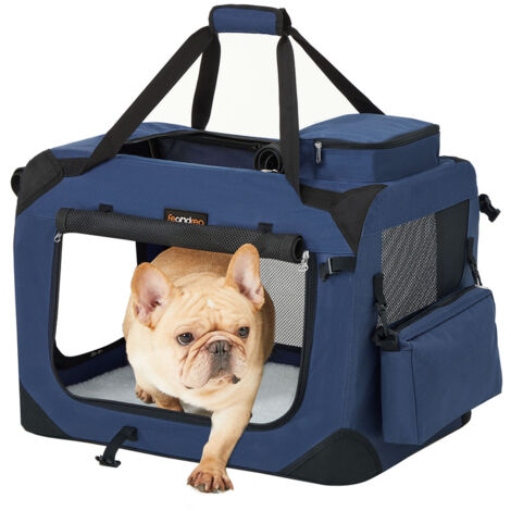 Sac Transport Chat Chien, Caisse Pliable pour Animaux de Companie