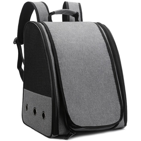 Sac Transport Chat Chien,Sac Transport Chien Respirant Et Pliable, Sac à Chiens éVolutif Portable Avec BandoulièRe RéGlable-Vert
