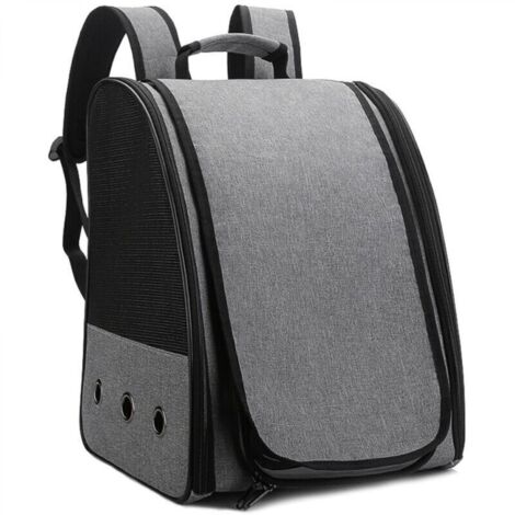 Sac Transport Chat Chien,Sac Transport Chien Respirant Et Pliable, Sac à Chiens éVolutif Portable Avec BandoulièRe RéGlable-Vert