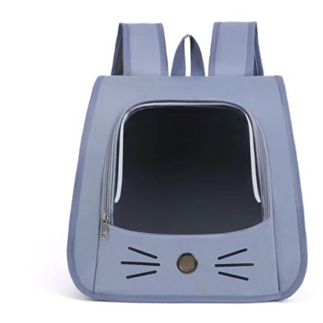 Sac Transport Chat,Sac à Dos de Transport pour Chiens,Espace Extensible,Sac à Dos pour Animal,Portable et Pliable Espace