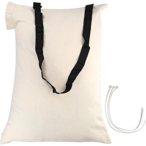 Sac universel pour aspirateur/souffleur à feuilles avec épaule, sac de collecte de feuilles de jardin de grande capacité 90L convient à la plupart des aspirateurs à feuilles, sac de
