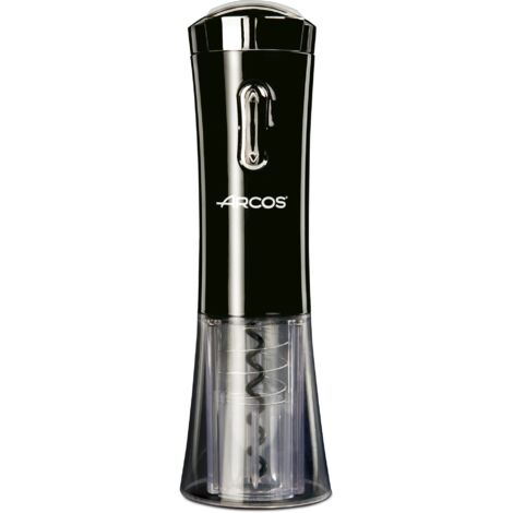 Sacacorchos eléctrico Arcos negro moderno recargable