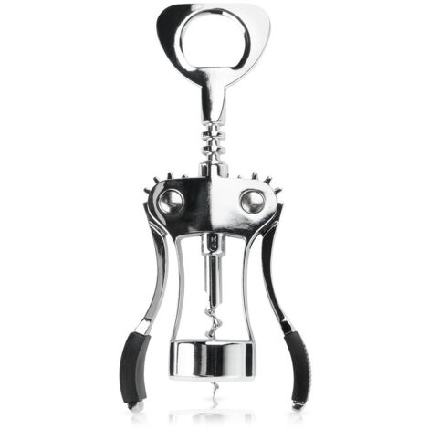 Sacacorchos para abrir botellas de vino y corchos, acero, resistente
