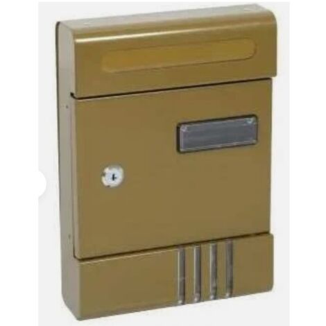 SACAR CASSETTA POSTALE PER ESTERNI BRONZO 300x210x70 MM