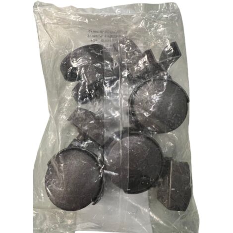 SACAR - RUOTA PIASTRA A U mm.45 CONF.PZ.4 PIASTRA mm.43x28x20