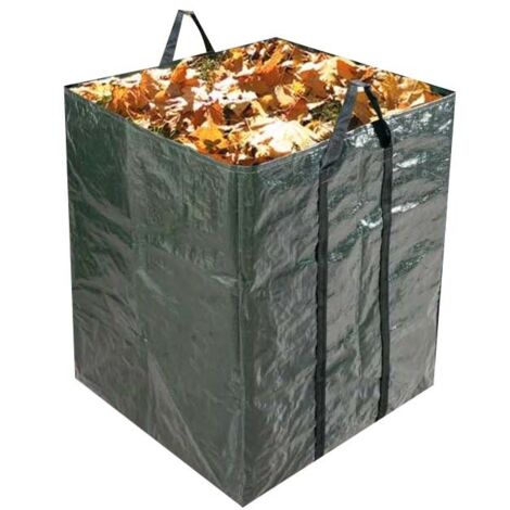 Sacca per rifiuti da giardino, capacita' 125 lt, con maniglie, in polietilene, 50x50xh.60 cm