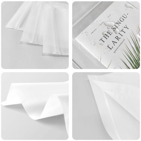Sacchetti di plastica trasparente richiudibili, sacchetti sigillati, sacchetti per la conservazione, sacchetti con cerniera, adatti per materiali per il fai da te, per riporre vestiti, ecc. 30x40 cm, 