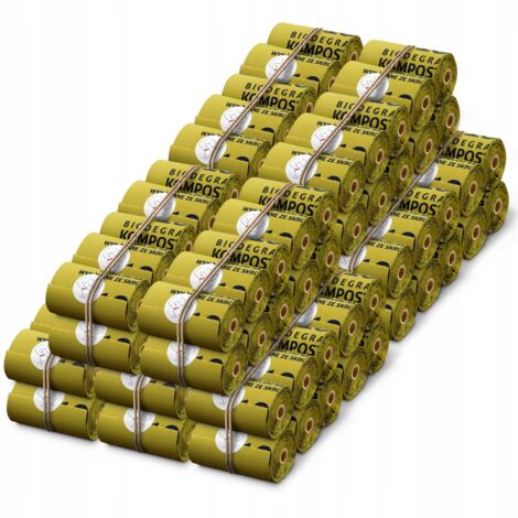 SACCHETTI ECOLOGICI PER ESCREZIE CANINE 1500 pz.