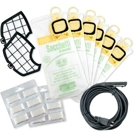 Kit Aspirapolvere Folletto VK135 VK136 12 Sacchetti + 12 Profumini Com –  Esplodia