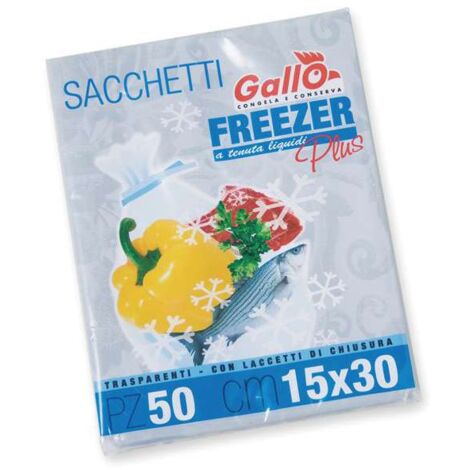 Sacchetti Freezer Cm 40X50 Pz 15 Gallo