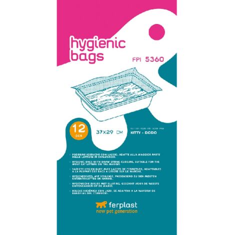 Sacchetti igienici per toilette gatto FPI 5360 37x29cm Ferplast 85360724