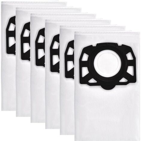 sacchetti per aspirapolvere Kärcher WD4, WD5, WD6, sacchetti filtro in tessuto non tessuto KFI 487, sacchetti per la polvere per Kärcher MV 4, MV 5, MV 6, WD5P, WD6P, sacchetti filtro in tessuto non t