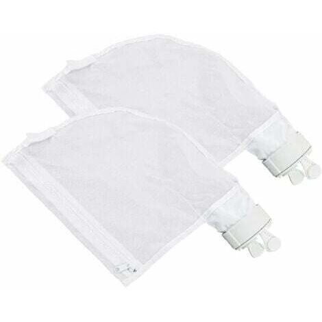 Sacchetti per la pulizia della piscina, confezione da 2 sacchetti filtro in nylon con cerniera e filtro di ricambio per pulitore per piscina Polaris 280/480 INHHUB