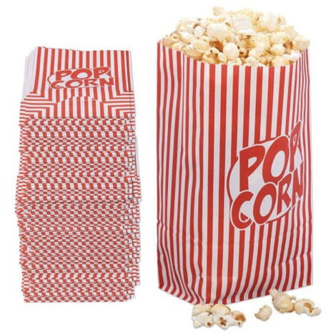 Sacchetti per popcorn retrò 240 pezzi