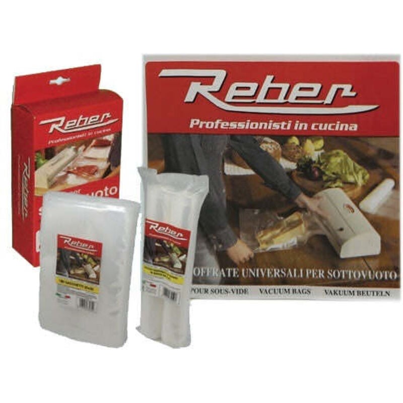 Buste per sottovuoto goffrato Reber CM.12X20 pz.100