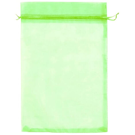 Sacchetti protettivi per l'uva KZQ, confezione da 100 sacchetti protettivi per frutta verde, sacchetti in organza con coulisse, sacchetti in rete per proteggere l'uva da uccelli e insetti, vespe e cal