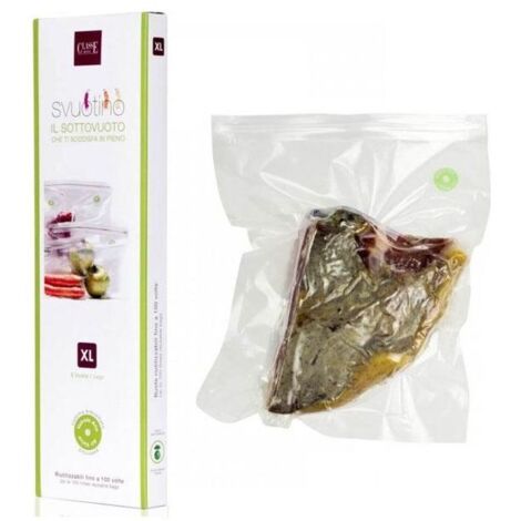 Sacchetti Sottovuoto cm 22X34 pz. 8 Svuotino