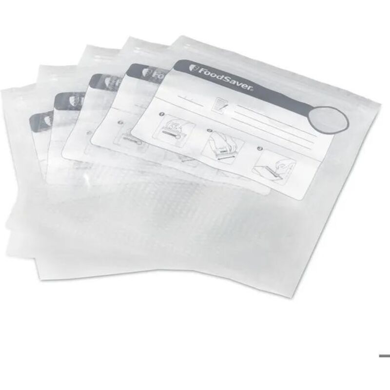 Foodsaver - set di 26 buste da 0,95l con chiusura a zip - fvb015x