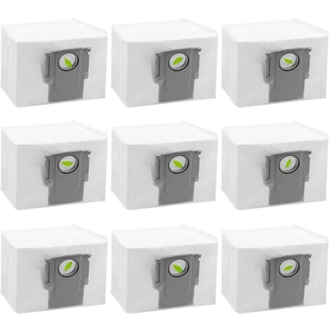 Sacchetto antipolvere S7 MaxV Ultra per Roborock S7 MaxV Ultra/S7 Pro Ultra/Q5/Q5+/Q5+ Plus/Q7/Q7+/Q7 Max/Q7 Max+ Robot Aspirapolvere Accessori, Sacchetto di ricambio monouso ad alta capacità (9 sacch