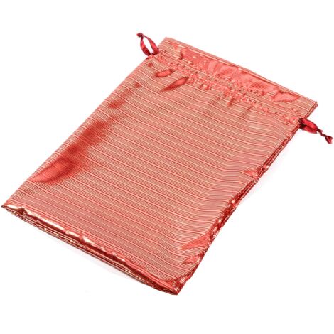 Sacchetto in tessuto per confezioni regalo 20 x 30 cm -Rosso