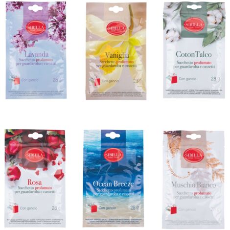 SACCHETTO PER ARMADIO 28G 6 COLORI ASSORTITI