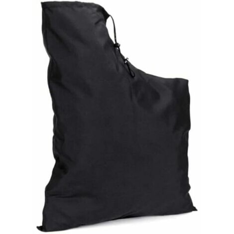 Sacchetto per aspirapolvere universale per soffiatore per foglie da giardino, prato, cortile, trituratore nero