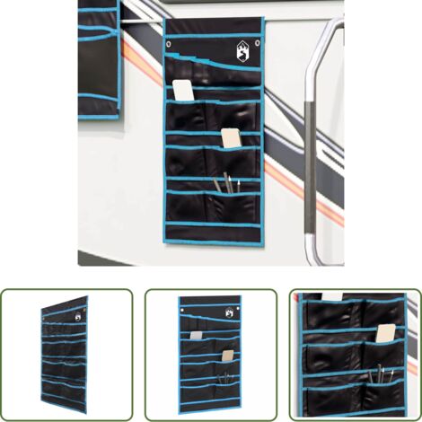 Sacchetto per campeggio -  Sacchetto per Stoccaggio Nero e Blu 63,5 x 40 cm Oxford