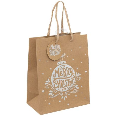 Sacchetto regalo piccolo in kraft olografico - Atmosphera créateur d'intérieur