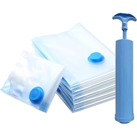 Sacchetto sottovuoto per coperte, sacchetto per imballaggio salvaspazio con pompa ad aria, sacchetto per indumenti salvaspazio per un imballaggio efficiente