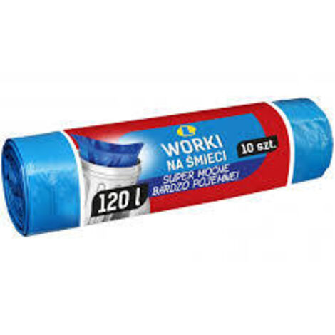 SACCHI LEWIATAN/RIFIUTI SUP FORTI 120L 10 PEZZI
