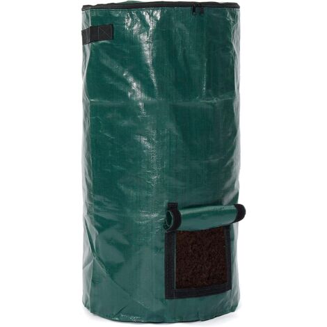 Sacchi per compostaggio ecologici per giardini, 100 L, diametro 40 x altezza 80 cm, 27 galloni