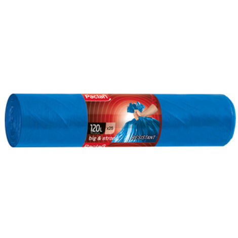 Sacchi per la spazzatura Paclan Big&Strong 120L 25 pezzi