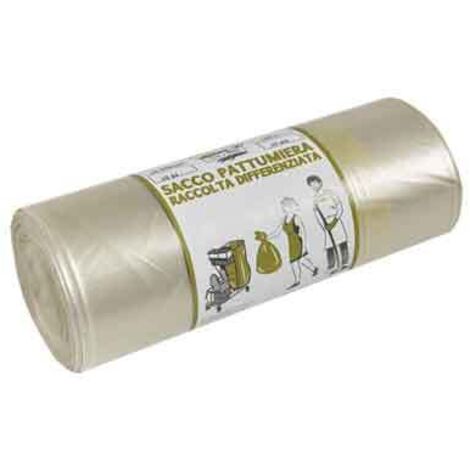 SACCHI PER NETTEZZA URBANA AMBRA 70x110 cm (10 pz/rt) - Spess. 50 micron - 20 rotolo- CARDINALE