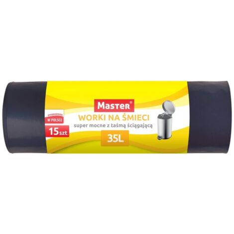 SACCHI PER RIFIUTI HD 35L CON CINGHIA - SUPER RESISTENTI - BHP HIC S126