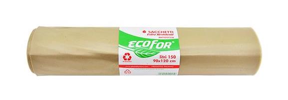 Sacchi Polietilene N.U. 'Extra Strong' Cm 90 X 120 Cf.6 Pz - Lt.150 Ambra