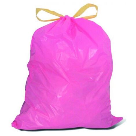 Sacchi Sacchetti Pattumiera Virosac Saccopratico Rosa Cm 55X65 Conf. 24 Rotoli da 12Pz