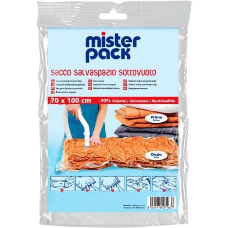 JOBGAR Sacco Sottovuoto 70x100 Salvaspazio XL
