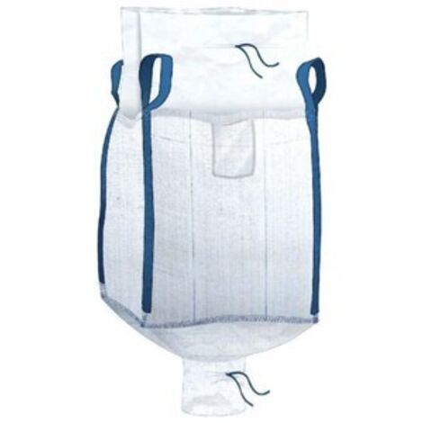 SACCO BIG BAG A CARAMELLA C/VALVOLA DI SCARICO